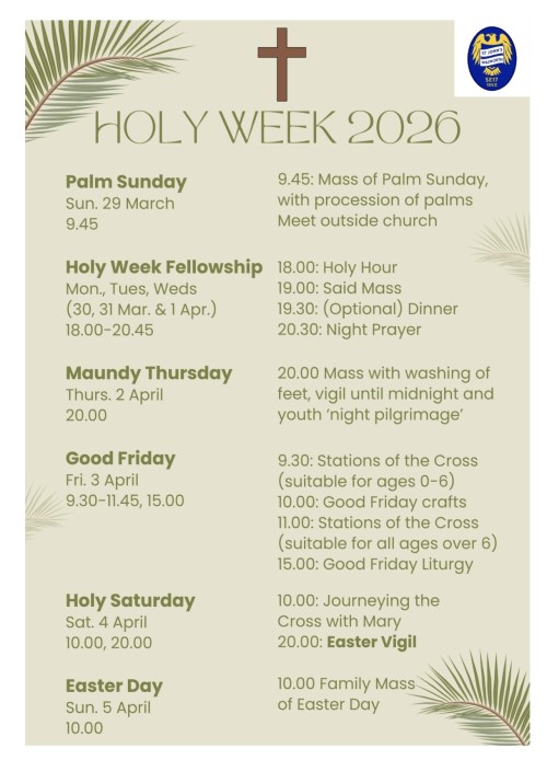 Holy Week at St John's Walworth