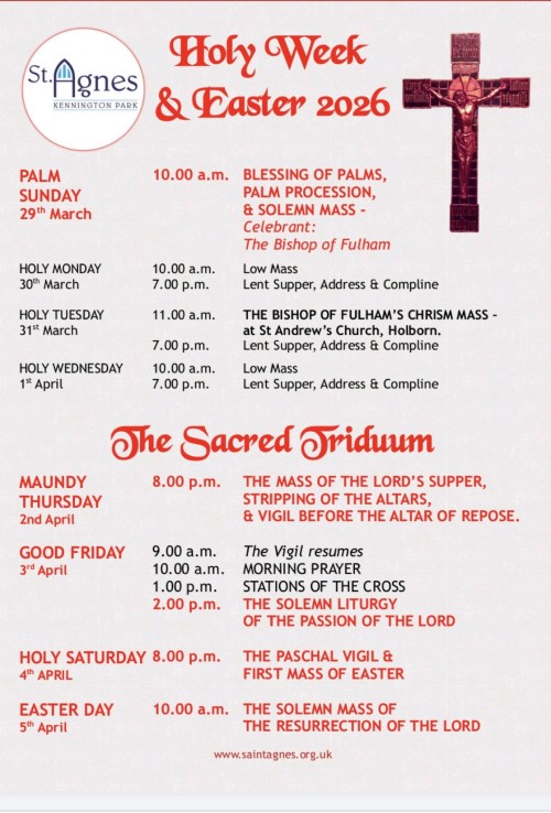 Holy Week StAgnes