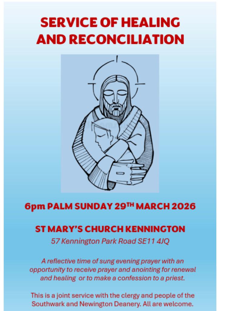 Service of Reconcilliation at St Mary's Kennington