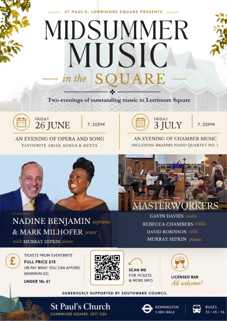 Music in the Square at St Paul's Church